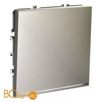 Выключатель встраиваемый VOLTUM S70 одноклавишный с подсветкой 10А, (шелк) VLS010204 - Фото 1