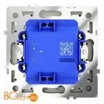 Выключатель встраиваемый VOLTUM S70 одноклавишный с подсветкой 10А, (шелк) VLS010204 - Фото 2