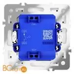 Выключатель встраиваемый VOLTUM S70 одноклавишный 10А, (белый глянцевый) VLS010101 - Фото 3