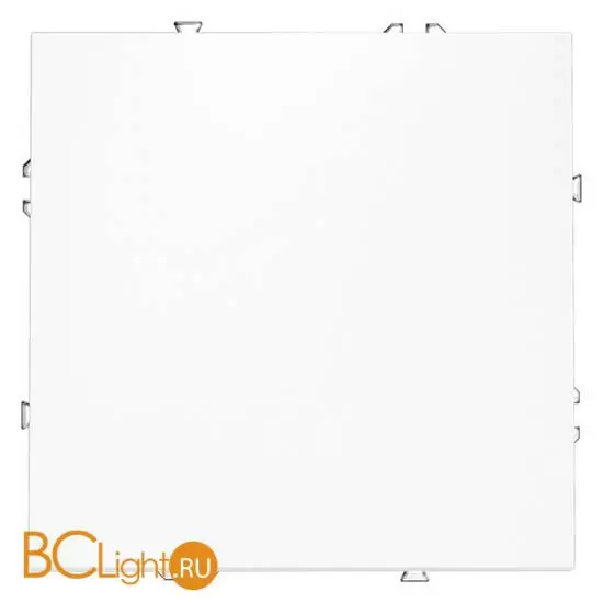 Выключатель встраиваемый VOLTUM S70 одноклавишный 10А, (белый матовый) VLS010102