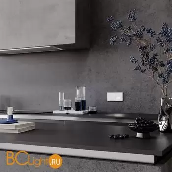 Выключатель встраиваемый VOLTUM S70 одноклавишный 10А, (белый матовый) VLS010102 - Фото 5