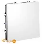 Выключатель встраиваемый VOLTUM S70 одноклавишный 10А, (белый матовый) VLS010102 - Фото 2