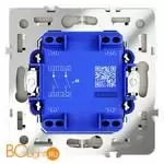 Выключатель встраиваемый VOLTUM S70 двухклавишный с подсветкой 10А, (сталь) VLS020205 - Фото 2