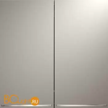 Выключатель встраиваемый VOLTUM S70 двухклавишный с подсветкой 10А, (кашемир) VLS020203 - Фото 0