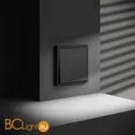 Выключатель встраиваемый VOLTUM S70 одноклавишный 10А, (графит) VLS010107 - Фото 4