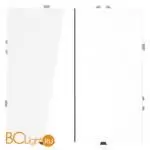 Выключатель встраиваемый VOLTUM S70 двухклавишный 10А, (белый глянцевый) VLS020101