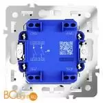 Выключатель встраиваемый VOLTUM S70 двухклавишный с подсветкой 10А, (белый глянцевый) VLS020201 - Фото 3