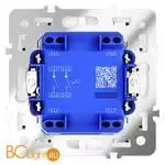 Выключатель встраиваемый VOLTUM S70 двухклавишный 10А, (кашемир) VLS020103 - Фото 2