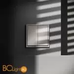 Выключатель встраиваемый VOLTUM S70 двухклавишный 10А, (кашемир) VLS020103 - Фото 3