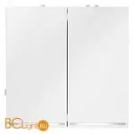 Выключатель встраиваемый VOLTUM S70 двухклавишный с подсветкой 10А, (белый матовый) VLS020202