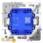 Выключатель с самовозвратом встраиваемый VOLTUM S70 двухклавишный 10А, (сталь) VLS020605 - Фото 2