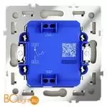 Выключатель с самовозвратом встраиваемый VOLTUM S70 одноклавишный 10А, (сталь) VLS010605 - Фото 2