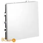 Выключатель с самовозвратом встраиваемый VOLTUM S70 одноклавишный 10А, (белый матовый) VLS010602 - Фото 2