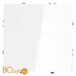 Выключатель с самовозвратом встраиваемый VOLTUM S70 одноклавишный 10А, (белый глянцевый) VLS010601