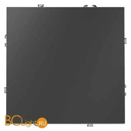 Выключатель с самовозвратом встраиваемый VOLTUM S70 одноклавишный 10А, (титан) VLS010606