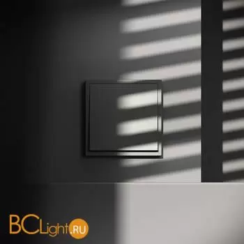 Выключатель с самовозвратом встраиваемый VOLTUM S70 одноклавишный 10А, (титан) VLS010606 - Фото 3