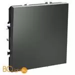 Выключатель с самовозвратом встраиваемый VOLTUM S70 одноклавишный 10А, (титан) VLS010606 - Фото 1