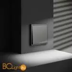 Выключатель с самовозвратом встраиваемый VOLTUM S70 одноклавишный 10А, (титан) VLS010606 - Фото 4