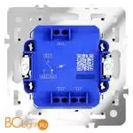 Проходной переключатель встраиваемый VOLTUM S70 одноклавишный с подсветкой 10А, (кашемир) VLS010403 - Фото 2