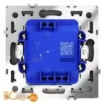 Проходной переключатель встраиваемый VOLTUM S70 одноклавишный с подсветкой 10А, (титан) VLS010406 - Фото 2