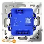 Проходной переключатель встраиваемый VOLTUM S70 одноклавишный с подсветкой 10А, (сталь) VLS010405 - Фото 2