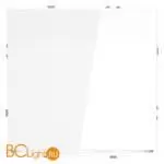 Проходной переключатель встраиваемый VOLTUM S70 одноклавишный с подсветкой 10А, (белый глянцевый) VLS010401