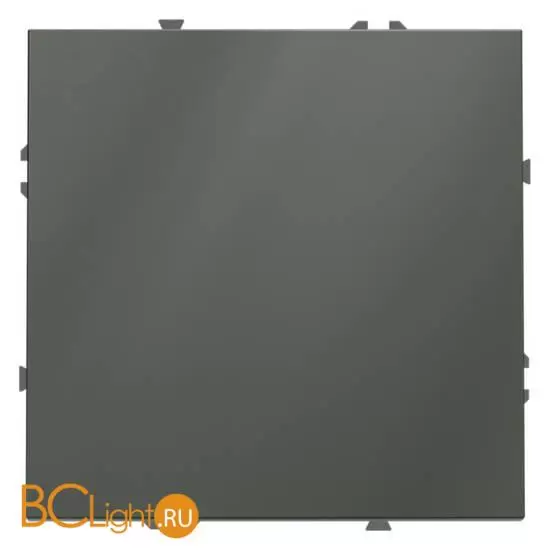 Проходной переключатель встраиваемый VOLTUM S70 одноклавишный 10А, (титан) VLS010306