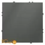 Проходной переключатель встраиваемый VOLTUM S70 одноклавишный 10А, (титан) VLS010306