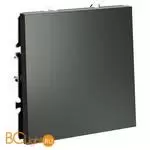 Проходной переключатель встраиваемый VOLTUM S70 одноклавишный 10А, (титан) VLS010306 - Фото 1