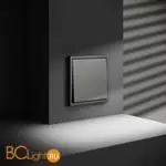 Проходной переключатель встраиваемый VOLTUM S70 одноклавишный 10А, (титан) VLS010306 - Фото 4