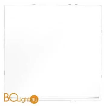 Проходной переключатель встраиваемый VOLTUM S70 одноклавишный с подсветкой 10А, (белый матовый) VLS010402