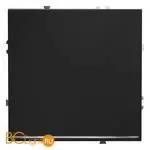 Проходной переключатель встраиваемый VOLTUM S70 одноклавишный с подсветкой 10А, (графит) VLS010407