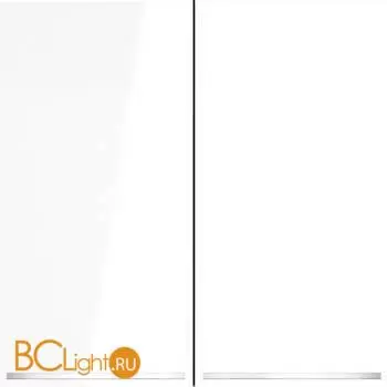 Проходной переключатель встраиваемый VOLTUM S70 двухклавишный с подсветкой 10А, (белый глянцевый) VLS020401 - Фото 0