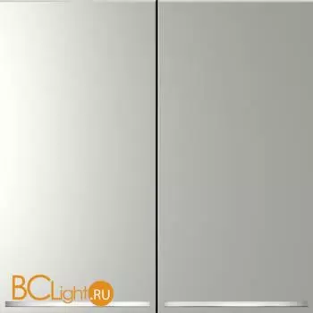 Проходной переключатель встраиваемый VOLTUM S70 двухклавишный с подсветкой 10А, (сталь) VLS020405 - Фото 0