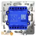 Проходной переключатель встраиваемый VOLTUM S70 двухклавишный с подсветкой 10А, (шелк) VLS020404 - Фото 2