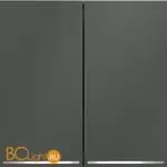 Проходной переключатель встраиваемый VOLTUM S70 двухклавишный с подсветкой 10А, (титан) VLS020406 - Фото 0