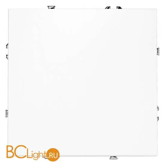 Проходной переключатель встраиваемый VOLTUM S70 одноклавишный 10А, (белый матовый) VLS010302