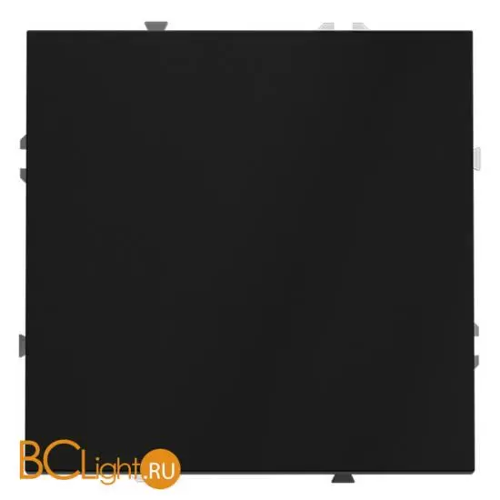 Перекрестный переключатель встраиваемый VOLTUM S70 одноклавишный 10А, (черный матовый) VLS010508