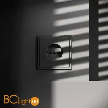 Розетка встраиваемая VOLTUM S70 с заземлением и защитными шторками, 16А, (титан) VLS040206 - Фото 6