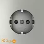 Розетка встраиваемая VOLTUM S70 с заземлением и защитными шторками, 16А, (сталь) VLS040205 - Фото 0