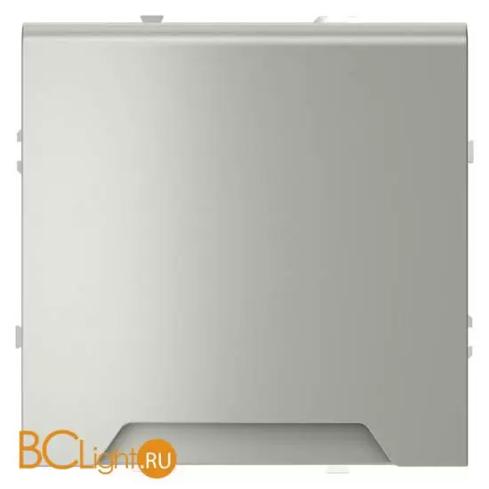 Розетка встраиваемая VOLTUM S70 с заземлением, защитными шторками и крышкой 16А, (сталь) VLS040305