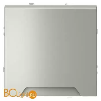 Розетка встраиваемая VOLTUM S70 с заземлением, защитными шторками и крышкой 16А, (сталь) VLS040305