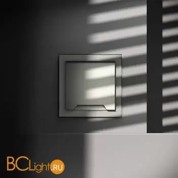 Розетка встраиваемая VOLTUM S70 с заземлением, защитными шторками и крышкой 16А, (сталь) VLS040305 - Фото 3