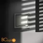 Розетка встраиваемая VOLTUM S70 с заземлением, защитными шторками и крышкой 16А, (сталь) VLS040305 - Фото 3