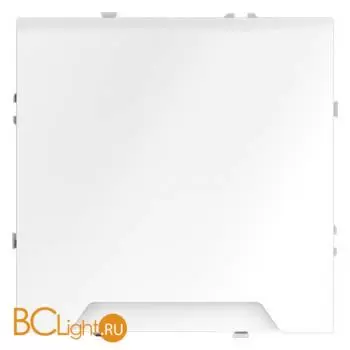 Розетка встраиваемая VOLTUM S70 с заземлением, защитными шторками и крышкой 16А, (белый матовый) VLS040302