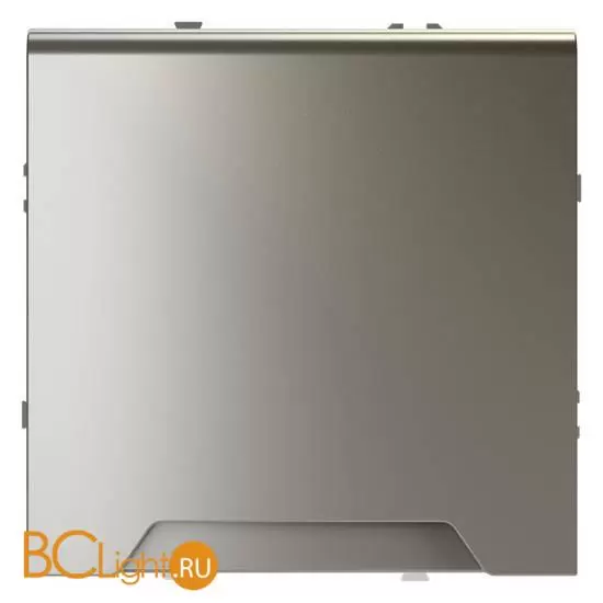 Розетка встраиваемая VOLTUM S70 с заземлением, защитными шторками и крышкой 16А, (шелк) VLS040304