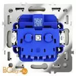 Розетка встраиваемая VOLTUM S70 с заземлением, защитными шторками и крышкой 16А, (шелк) VLS040304 - Фото 2