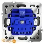 Розетка встраиваемая VOLTUM S70 с заземлением, защитными шторками и крышкой 16А, (черный матовый) VLS040308 - Фото 2