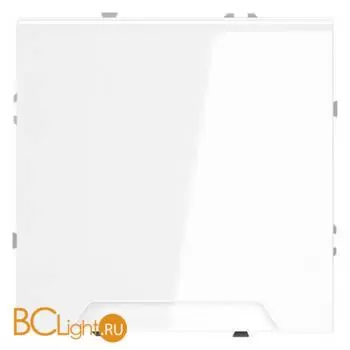 Розетка встраиваемая VOLTUM S70 с заземлением, защитными шторками и крышкой 16А, (белый глянцевый) VLS040301