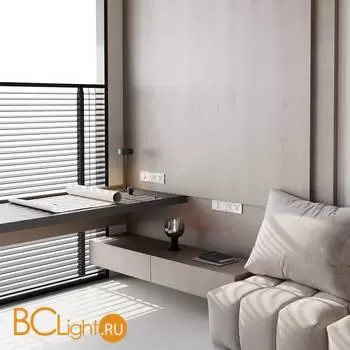 Розетка встраиваемая VOLTUM S70 с заземлением и защитными шторками, 16А, с USB, A+С, (белый глянцевы) VLS040501 - Фото 5